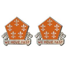 5th Signal Brigade Unit Crest (We Move Fast) - Copy